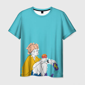 Мужская футболка 3D с принтом Итадори Магическая битва , 100% полиэфир | прямой крой, круглый вырез горловины, длина до линии бедер | jujutsu kaisen | итадори | итадори юдзи | магическая битва | сукуна | юджи