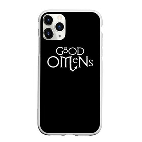 Чехол для iPhone 11 Pro Max матовый с принтом GOOD OMENS | БЛАГИЕ ЗНАМЕНИЯ (КРЫЛЬЯ) , Силикон |  | Тематика изображения на принте: good | omens | sheen | tennant | азирафель | ангел | благие знамения | емон | кроули | крылья | падший | теннант | шин