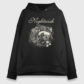 Женское худи Oversize хлопок с принтом NIGHTWISH , френч-терри — 70% хлопок, 30% полиэстер. Мягкий теплый начес внутри —100% хлопок | боковые карманы, эластичные манжеты и нижняя кромка, капюшон на магнитной кнопке | metal | nightwish | tarja turunen | метал | музыка | найтвиш | рок | симфо метал | тарья турунен