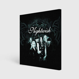 Холст квадратный с принтом NIGHTWISH , 100% ПВХ |  | metal | nightwish | tarja turunen | метал | музыка | найтвиш | рок | симфо метал | тарья турунен
