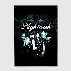 Постер с принтом NIGHTWISH , 100% бумага
 | бумага, плотность 150 мг. Матовая, но за счет высокого коэффициента гладкости имеет небольшой блеск и дает на свету блики, но в отличии от глянцевой бумаги не покрыта лаком | metal | nightwish | tarja turunen | метал | музыка | найтвиш | рок | симфо метал | тарья турунен