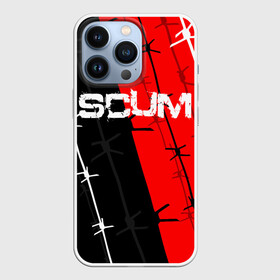 Чехол для iPhone 13 Pro с принтом SCUM ,  |  | action | game | scum | tec1 | выживание | выжить | ресурсы | скам игра | тюремная