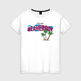 Женская футболка хлопок с принтом Beamerboy , 100% хлопок | прямой крой, круглый вырез горловины, длина до линии бедер, слегка спущенное плечо | hip hop | lil peep | lilpeep | lilpip | rap | rep | лил пип | лилпип | реп | рэп | хип хоп | эмо рэп
