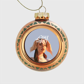 Стеклянный ёлочный шар с принтом Lana del rey , Стекло | Диаметр: 80 мм | Тематика изображения на принте: lana del rey | music | лана дел рей | музыка | певица