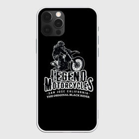 Чехол для iPhone 12 Pro Max с принтом МОТОЦИКЛ , Силикон |  | bike | biker | helmet | legend | moto | motorcycle | pilot | racer | retro | байк | байкер | гонщик | легенда | мото | мотоцикл | пилот | ретро | шлем