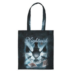 Шоппер 3D с принтом NIGHTWISH , 100% полиэстер | Плотность: 200 г/м2; Размер: 34×35 см; Высота лямок: 30 см | Тематика изображения на принте: metal | nightwish | tarja turunen | метал | музыка | найтвиш | рок | симфо метал | тарья турунен