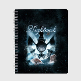 Тетрадь с принтом NIGHTWISH , 100% бумага | 48 листов, плотность листов — 60 г/м2, плотность картонной обложки — 250 г/м2. Листы скреплены сбоку удобной пружинной спиралью. Уголки страниц и обложки скругленные. Цвет линий — светло-серый
 | Тематика изображения на принте: metal | nightwish | tarja turunen | метал | музыка | найтвиш | рок | симфо метал | тарья турунен