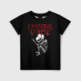 Детская футболка 3D с принтом Cannibal Corpse | 1 , 100% гипоаллергенный полиэфир | прямой крой, круглый вырез горловины, длина до линии бедер, чуть спущенное плечо, ткань немного тянется | band | cannibal corpse | metal | music | rock | атрибутика | группа | метал | музыка | рок