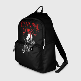 Рюкзак 3D с принтом Cannibal Corpse | 1 , 100% полиэстер | лямки с регулируемой длиной, сверху петелька, чтобы рюкзак можно было повесить на вешалку. Основное отделение закрывается на молнию, как и внешний карман. Внутри два дополнительных кармана, один из которых закрывается на молнию. По бокам два дополнительных кармашка | band | cannibal corpse | metal | music | rock | атрибутика | группа | метал | музыка | рок