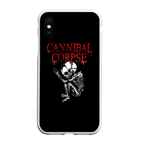 Чехол для iPhone XS Max матовый с принтом Cannibal Corpse | 1 , Силикон | Область печати: задняя сторона чехла, без боковых панелей | band | cannibal corpse | metal | music | rock | атрибутика | группа | метал | музыка | рок