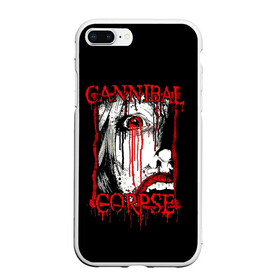 Чехол для iPhone 7Plus/8 Plus матовый с принтом Cannibal Corpse | 2 , Силикон | Область печати: задняя сторона чехла, без боковых панелей | band | cannibal corpse | metal | music | rock | атрибутика | группа | метал | музыка | рок