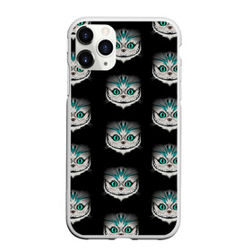 Чехол для iPhone 11 Pro Max матовый с принтом Чеширские котики , Силикон |  | cheshire | алиса в стране чудес | зубастик | кот | котик | кэррол | мордочка | смайл | улыбка | чешир | чеширский | чеширский кот