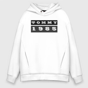 Мужское худи Oversize хлопок с принтом Tommy 1985 , френч-терри — 70% хлопок, 30% полиэстер. Мягкий теплый начес внутри —100% хлопок | боковые карманы, эластичные манжеты и нижняя кромка, капюшон на магнитной кнопке | 1985 | black white | tommy | tommy hilfiger | tommy jeans | лого | минимализм | томми | томми джинс | томми хилфигер | хилфигер | черно белое