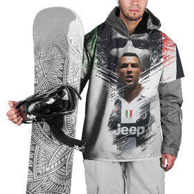 Накидка на куртку 3D с принтом Криштиану Роналду , 100% полиэстер |  | art | cristiano ronaldo | football club | footballer | italy | juventus | арт | италия | криштиану роналду | футболист | футбольный клуб | ювентус