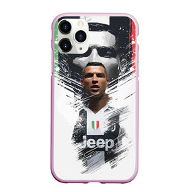 Чехол для iPhone 11 Pro матовый с принтом Криштиану Роналду , Силикон |  | art | cristiano ronaldo | football club | footballer | italy | juventus | арт | италия | криштиану роналду | футболист | футбольный клуб | ювентус