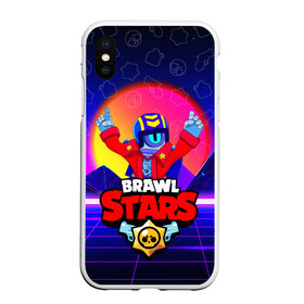 Чехол для iPhone XS Max матовый с принтом BRAWL STARS STU , Силикон | Область печати: задняя сторона чехла, без боковых панелей | Тематика изображения на принте: brawl stars | skin | stu | бравл старс | бравлеры | персонаж | приватный сервер | робот. | скин | сту