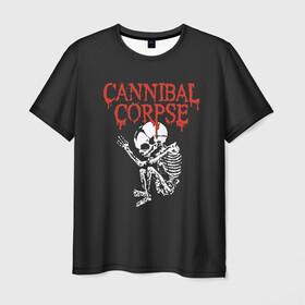 Мужская футболка 3D с принтом Cannibal Corpse , 100% полиэфир | прямой крой, круглый вырез горловины, длина до линии бедер | cannibal corpse | kreator | slayer | sodom | анархия | блэк метал | гаражный рок | гитара | гранж | дэт метал | металл | панк рок | рок музыка | рок н ролл | рокер | треш метал | труп каннибал | тяжелый рок | хард рок