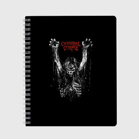 Тетрадь с принтом Cannibal Corpse , 100% бумага | 48 листов, плотность листов — 60 г/м2, плотность картонной обложки — 250 г/м2. Листы скреплены сбоку удобной пружинной спиралью. Уголки страниц и обложки скругленные. Цвет линий — светло-серый
 | cannibal corpse | kreator | punk rock | slayer | sodom | анархия | блэк метал | гаражный рок | гранж | дэт метал | металл | панк рок | рок музыка | рок н ролл | рокер | треш метал | труп каннибал | тяжелый рок | хард рок