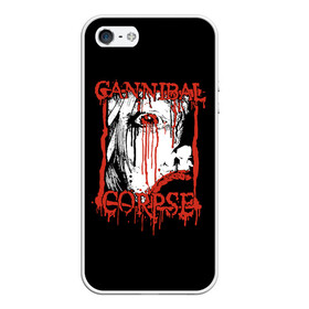 Чехол для iPhone 5/5S матовый с принтом Cannibal Corpse , Силикон | Область печати: задняя сторона чехла, без боковых панелей | cannibal corpse | kreator | punk rock | slayer | sodom | анархия | блэк метал | гаражный рок | гранж | дэт метал | металл | панк рок | рок музыка | рок н ролл | рокер | треш метал | труп каннибал | тяжелый рок | хард рок