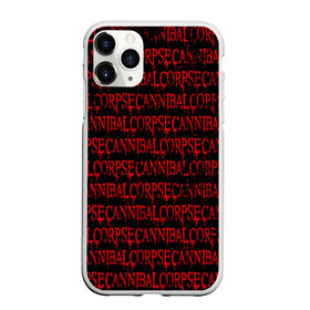 Чехол для iPhone 11 Pro Max матовый с принтом Cannibal Corpse  , Силикон |  | deth metal | дет метал | метал | паттерн | труп каннибала