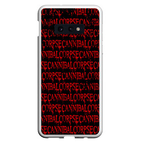 Чехол для Samsung S10E с принтом Cannibal Corpse  , Силикон | Область печати: задняя сторона чехла, без боковых панелей | deth metal | дет метал | метал | паттерн | труп каннибала