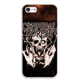 Чехол для iPhone 5/5S матовый с принтом Cannibal Corpse , Силикон | Область печати: задняя сторона чехла, без боковых панелей | Тематика изображения на принте: canibal corpse | cannibal corpse | death metal | группы | дэт метал | канибал корпс | метал | рок