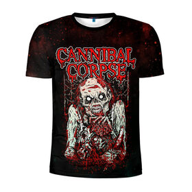 Мужская футболка 3D спортивная с принтом Cannibal Corpse , 100% полиэстер с улучшенными характеристиками | приталенный силуэт, круглая горловина, широкие плечи, сужается к линии бедра | Тематика изображения на принте: canibal corpse | cannibal corpse | death metal | группы | дэт метал | канибал корпс | метал | рок