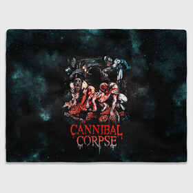 Плед 3D с принтом Cannibal Corpse , 100% полиэстер | закругленные углы, все края обработаны. Ткань не мнется и не растягивается | canibal corpse | cannibal corpse | death metal | группы | дэт метал | канибал корпс | метал | рок