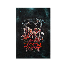 Обложка для паспорта матовая кожа с принтом Cannibal Corpse , натуральная матовая кожа | размер 19,3 х 13,7 см; прозрачные пластиковые крепления | canibal corpse | cannibal corpse | death metal | группы | дэт метал | канибал корпс | метал | рок