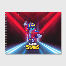 Альбом для рисования с принтом STU СТУ Brawl Stars , 100% бумага
 | матовая бумага, плотность 200 мг. | brawl | brawl stars | brawlstars | brawl_stars | jessie | бравл | бравлер stu | бравлстарс | гонщик | каскадер | сту