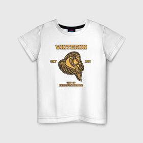 Детская футболка хлопок с принтом Город Вайтран - Skyrim , 100% хлопок | круглый вырез горловины, полуприлегающий силуэт, длина до линии бедер | skyrim | tes | varsity | whiterun | вайтран | видеоигры | город | скайрим