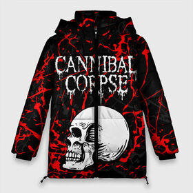 Женская зимняя куртка Oversize с принтом CANNIBAL CORPSE , верх — 100% полиэстер; подкладка — 100% полиэстер; утеплитель — 100% полиэстер | длина ниже бедра, силуэт Оверсайз. Есть воротник-стойка, отстегивающийся капюшон и ветрозащитная планка. 

Боковые карманы с листочкой на кнопках и внутренний карман на молнии | cannibal corpse | evisceration plague | hammer smashed face. | violence unimagined | дэт метал | музыка | рок | труп каннибала