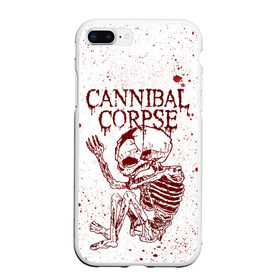 Чехол для iPhone 7Plus/8 Plus матовый с принтом Cannibal Corpse , Силикон | Область печати: задняя сторона чехла, без боковых панелей | Тематика изображения на принте: canibal corpse | cannibal corpse | death metal | группы | дэт метал | канибал корпс | метал | рок