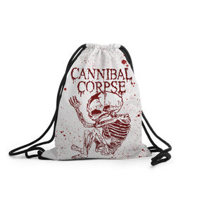 Рюкзак-мешок 3D с принтом Cannibal Corpse , 100% полиэстер | плотность ткани — 200 г/м2, размер — 35 х 45 см; лямки — толстые шнурки, застежка на шнуровке, без карманов и подкладки | canibal corpse | cannibal corpse | death metal | группы | дэт метал | канибал корпс | метал | рок