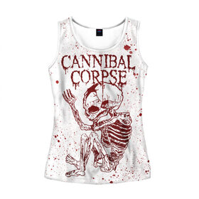 Женская майка 3D с принтом Cannibal Corpse , 100% полиэстер | круглая горловина, прямой силуэт, длина до линии бедра | canibal corpse | cannibal corpse | death metal | группы | дэт метал | канибал корпс | метал | рок