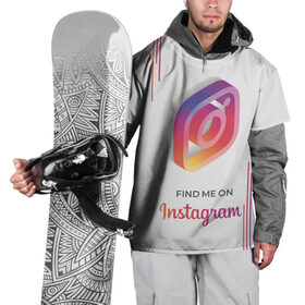 Накидка на куртку 3D с принтом Инстаграм / Instagram , 100% полиэстер |  | facebook | instagram | инста | инстаграм | платформа | приложение | редактор фотографий | социальная сеть | соцсеть