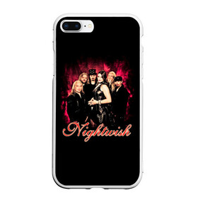 Чехол для iPhone 7Plus/8 Plus матовый с принтом Nightwish , Силикон | Область печати: задняя сторона чехла, без боковых панелей | gothic | metall | nightwish | rock | tarja turunen | готические | логотипы рок групп | метал | музыка | найтвиш | рок группы | рокерские | симфоник метал | тарья турунен