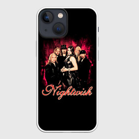 Чехол для iPhone 13 mini с принтом Nightwish ,  |  | gothic | metall | nightwish | rock | tarja turunen | готические | логотипы рок групп | метал | музыка | найтвиш | рок группы | рокерские | симфоник метал | тарья турунен