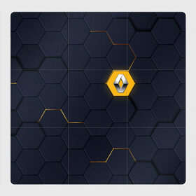 Магнитный плакат 3Х3 с принтом Renault , Полимерный материал с магнитным слоем | 9 деталей размером 9*9 см | 3d | 3д | for | life | renault | reno | броня | плиты | рено