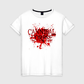 Женская футболка хлопок с принтом Cannibal Corpse , 100% хлопок | прямой крой, круглый вырез горловины, длина до линии бедер, слегка спущенное плечо | cannibal | cannibal corpse | corpse | trash | алекс уэбстер | брутальный дэт метал | дэт метал | дэтграйнд | пол мазуркевич
