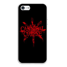 Чехол для iPhone 5/5S матовый с принтом Cannibal Corpse , Силикон | Область печати: задняя сторона чехла, без боковых панелей | Тематика изображения на принте: cannibal | cannibal corpse | corpse | trash | алекс уэбстер | брутальный дэт метал | дэт метал | дэтграйнд | пол мазуркевич