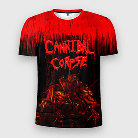 Мужская футболка 3D спортивная с принтом CANNIBAL CORPSE , 100% полиэстер с улучшенными характеристиками | приталенный силуэт, круглая горловина, широкие плечи, сужается к линии бедра | Тематика изображения на принте: blood | cannibal corpse | death metal | grunge | hardcore | music | punk | rock | usa | группа | канибал | кровь | метал | музыка | рок | сша | труп