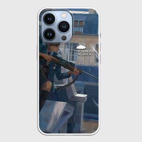Чехол для iPhone 13 Pro с принтом Пятый снайпер ,  |  | Тематика изображения на принте: umbrella academy | академия амбрелла | клаус харгривз | номер пять | роберт шиэн