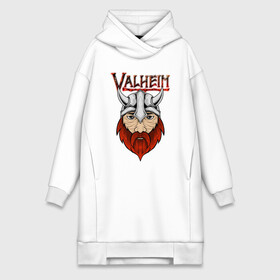 Платье-худи хлопок с принтом Valheim ,  |  | fantasy | mmo | valheim | valve | валхейм | вальхейм | викинги | выживалка | игра | королевская битва | ммо | ролевая игра | фэнтази