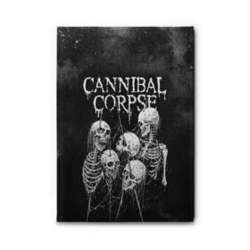 Обложка для автодокументов с принтом Cannibal Corpse , натуральная кожа |  размер 19,9*13 см; внутри 4 больших “конверта” для документов и один маленький отдел — туда идеально встанут права | canibal corpse | cannibal corpse | death metal | группы | дэт метал | канибал корпс | метал | рок