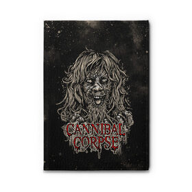 Обложка для автодокументов с принтом Cannibal Corpse , натуральная кожа |  размер 19,9*13 см; внутри 4 больших “конверта” для документов и один маленький отдел — туда идеально встанут права | canibal corpse | cannibal corpse | death metal | группы | дэт метал | канибал корпс | метал | рок