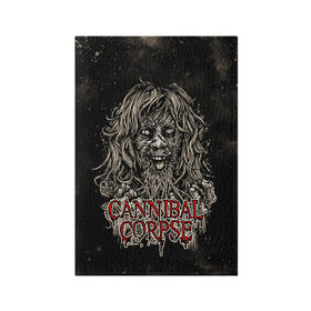 Обложка для паспорта матовая кожа с принтом Cannibal Corpse , натуральная матовая кожа | размер 19,3 х 13,7 см; прозрачные пластиковые крепления | canibal corpse | cannibal corpse | death metal | группы | дэт метал | канибал корпс | метал | рок