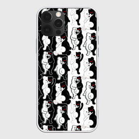 Чехол для iPhone 12 Pro Max с принтом MONOKUMA  МОНОКУМА ПАТТЕРН , Силикон |  | anime | danganronpa | enoshima | junko | monokuma | аниме | джунко | игра | манга | медведь | монокума | паттерн | робот медведь | эношима