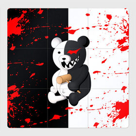 Магнитный плакат 3Х3 с принтом MONOKUMA  МОНОКУМА , Полимерный материал с магнитным слоем | 9 деталей размером 9*9 см | anime | danganronpa | enoshima | junko | monokuma | аниме | джунко | игра | манга | медведь | монокума | робот медведь | эношима