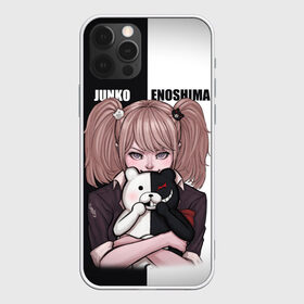 Чехол для iPhone 12 Pro Max с принтом MONOKUMA  JUNKO , Силикон |  | anime | danganronpa | enoshima | junko | monokuma | аниме | джунко | игра | манга | медведь | монокума | робот медведь | эношима